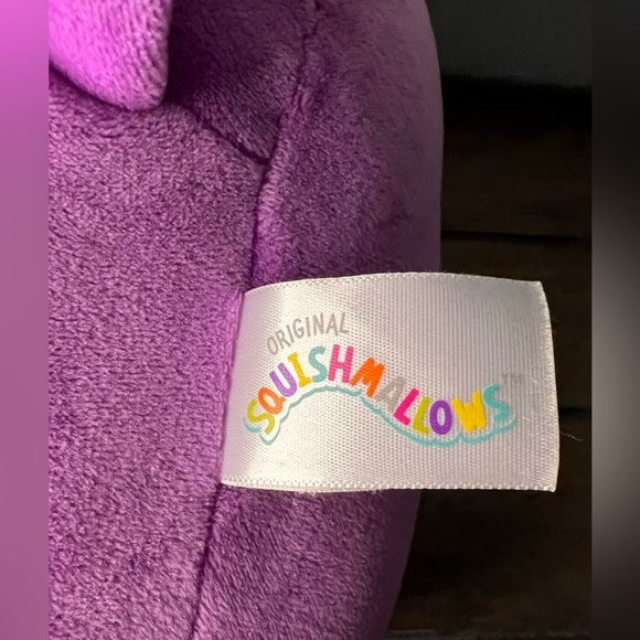 Squishmallows 12” Hartman Valentine Plush Monkey Purple Heart Belly 2024 - Picture 3 of 7
